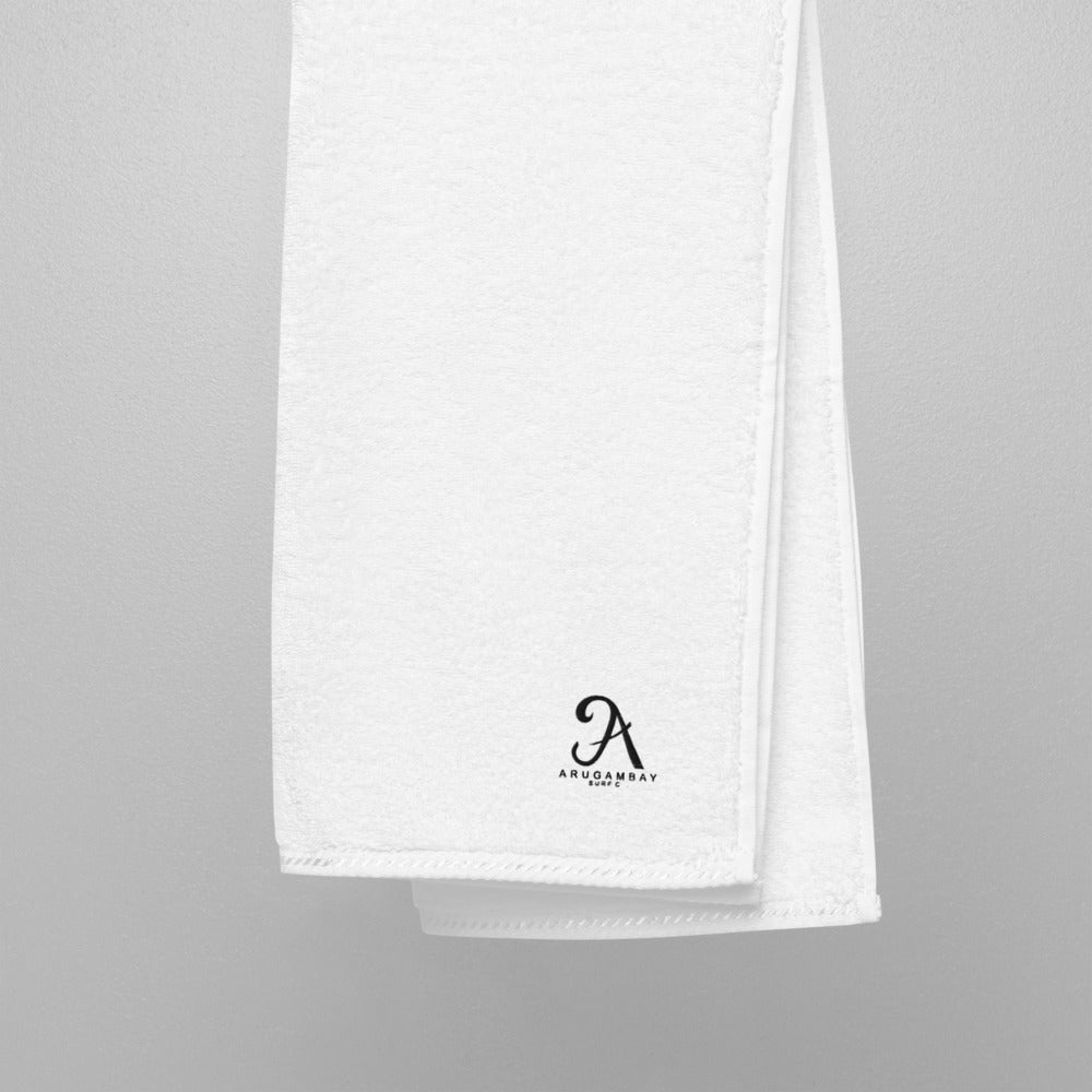 ArugamBay Surf Co towel Cotton Black Embroidered