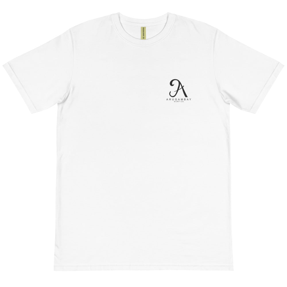 ArugamBay Surf Co Classic Organic Eco T-Shirt White